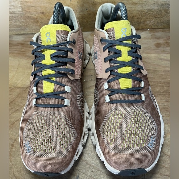 On Cloud X REFLECTIVE Womens Size 9 Running Shoes Sneakers Mocha Brown Sand - Picture 3 of 12